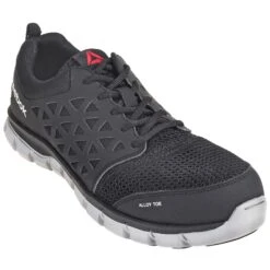 Reebok Shoes: Men's RB4041 Black EH Alloy Toe Athletic Oxford Slip-Resistant Shoes -Reebok || Puma || Merrell Shop reebok rb4041 p 01