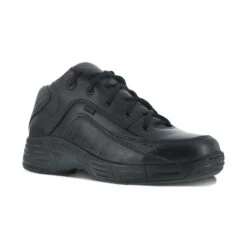 Reebok Shoes: Men's CP8275 Black Postal TCT Mid-Cut Athletic Plain Toe Shoe