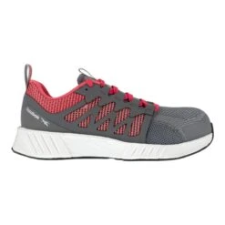Reebok Shoes: Women's RB312 Grey Fusion Flexweave EH Composite Toe Slip Resistant Athletic Shoe -Reebok || Puma || Merrell Shop reebok rb312 fusion flexweave work 01