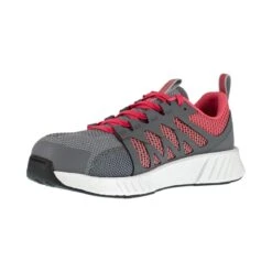Reebok Shoes: Women's RB312 Grey Fusion Flexweave EH Composite Toe Slip Resistant Athletic Shoe