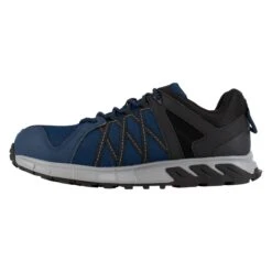 Reebok Shoes: Men's RB3403 Blue Trailgrip Work EH Composite Toe Slip Resistant Athletic Shoe -Reebok || Puma || Merrell Shop reebok rb3403 trailgrip work 04