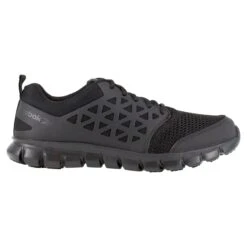 Reebok Shoes: Men's RB4035 Black Sublite Cushion ESD Slip Resistant Athletic Shoe -Reebok || Puma || Merrell Shop reebok rb4035 rb435 sublite cushion work 01