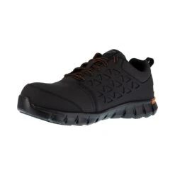 Reebok Shoes: Men's RB4050 Black Orange Sublite Cushion Composite Toe Slip Resistant Athletic Shoe -Reebok || Puma || Merrell Shop reebok rb4050 sublite cushion work 03 1