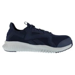Reebok Shoes: Men's RB4066 Navy Grey Composite Toe Athletic Work Shoes -Reebok || Puma || Merrell Shop reebok rb4066 flexagon 3.0 work 01