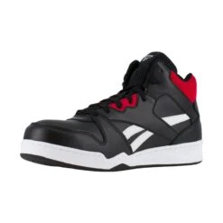 Reebok Shoes: Men's RB4132 Black/Red Composite Toe EH Slip Resistant High Top Work Sneaker 9 Reebok Shoes: Men's RB4132 Black/Red Composite Toe EH Slip Resistant High Top Work Sneaker -Reebok || Puma || Merrell Shop reebok rb4132 bb4500 work 03