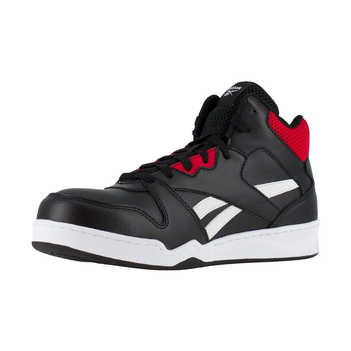 Reebok Shoes: Men's RB4132 Black/Red Composite Toe EH Slip Resistant High Top Work Sneaker 5 Reebok Shoes: Men's RB4132 Black/Red Composite Toe EH Slip Resistant High Top Work Sneaker - Image 3