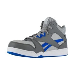 Reebok Shoes: Men's RB4135 Grey/Cobalt Blue Composite Toe Slip Resistant High Top Sneaker -Reebok || Puma || Merrell Shop reebok rb4135 bb4500 03