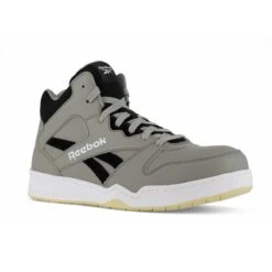 Reebok Shoes: Men's RB4136 Grey/Black Composite Toe EH Slip Resistant High Top Work Sneaker -Reebok || Puma || Merrell Shop reebok rb4136 bb4500 02