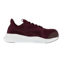 Reebok Shoes: Women's RB429 Burgundy Composite Toe Athletic Work Shoes -Reebok || Puma || Merrell Shop reebok rb429 flexagon 3.0 work 01