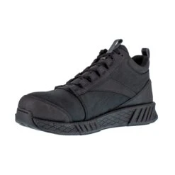 Reebok Shoes: Men's RB4301 Black Fusion Formidable Composite Toe Slip Resistant Athletic Mid Shoe -Reebok || Puma || Merrell Shop reebok rb4301 fusion formidable work 03
