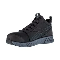 Reebok Shoes: Men's RB4302 Black Grey Fusion Formidable Mid Composite Toe ESD Slip Resistant Athletic Shoe -Reebok || Puma || Merrell Shop reebok rb4302 fusion formidable work 03