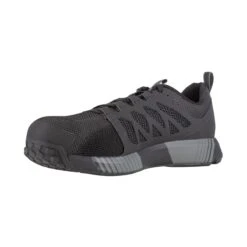 Reebok Shoes: Men's RB4310 Black Fusion Flexweave EH Composite Toe Slip Resistant Athletic Shoe -Reebok || Puma || Merrell Shop reebok rb4310 rb431 fusion flexweave work 03 1