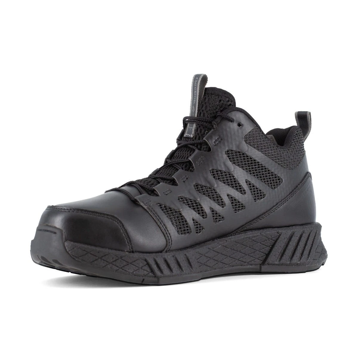 Reebok Shoes: Men's RB4350 Black Floatride Energy Tactical Mid Rise Soft Toe Work Boot 4 Reebok Shoes: Men's RB4350 Black Floatride Energy Tactical Mid Rise Soft Toe Work Boot - Image 2