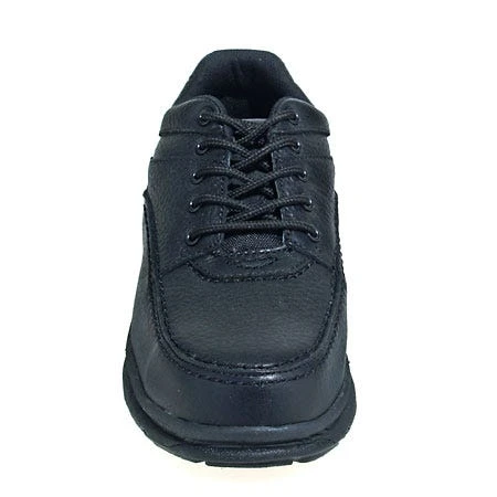 Rockport Works Shoes: Mens' RK6761 World Tour Black Leather Steel Toe Oxford Shoe 8 Rockport Works Shoes: Mens' RK6761 World Tour Black Leather Steel Toe Oxford Shoe - Image 6