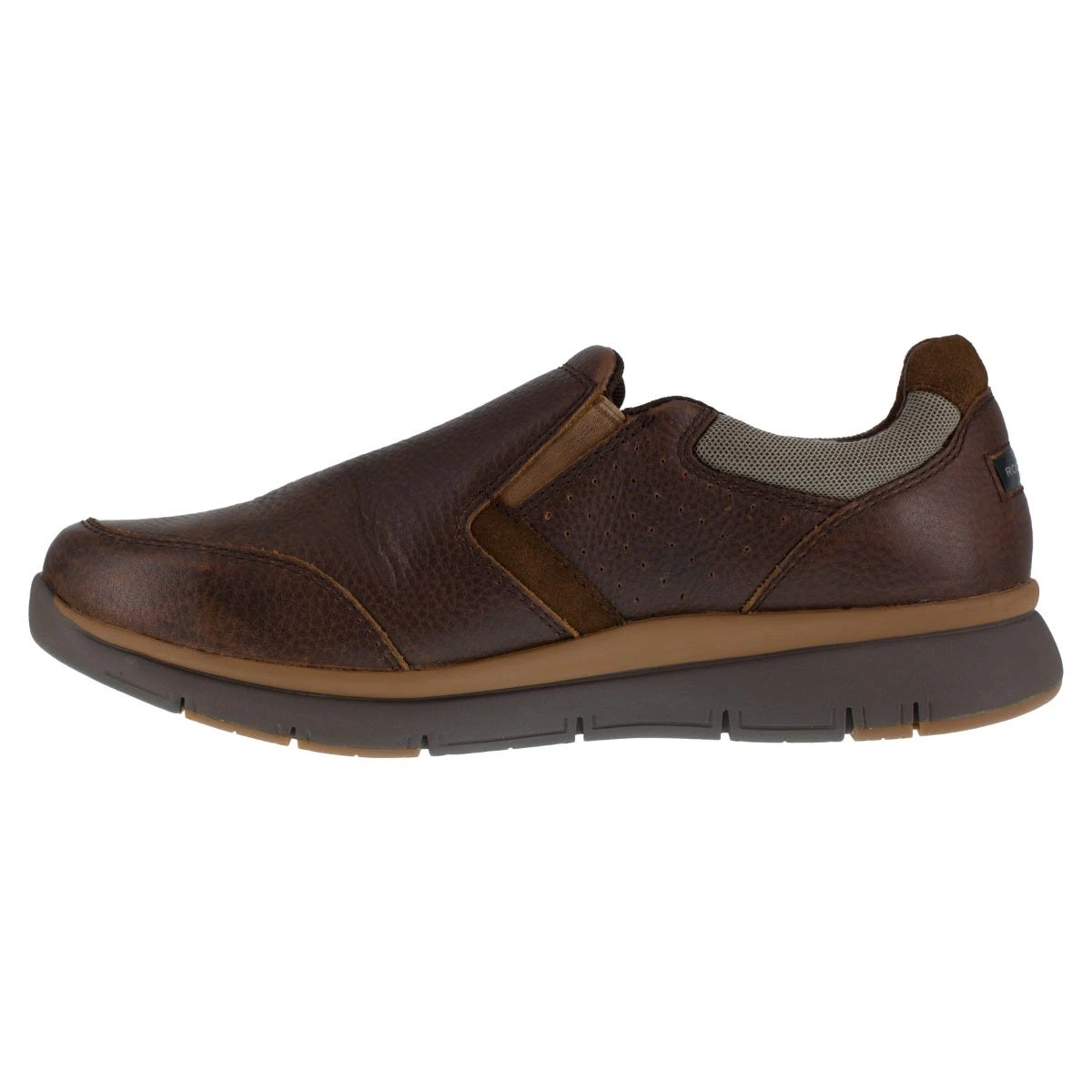 Rockport Works Shoes: Men's RK5710 Brown Steel Toe Slip On Casual Shoe 4 Rockport Works Shoes: Men's RK5710 Brown Steel Toe Slip On Casual Shoe - Image 2