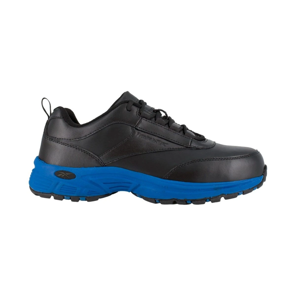 Reebok Shoes: Men's RB4830 Steel Toe Black/Blue EH Athletic Work Shoes 3 Reebok Shoes: Men's RB4830 Steel Toe Black/Blue EH Athletic Work Shoes - Image 2