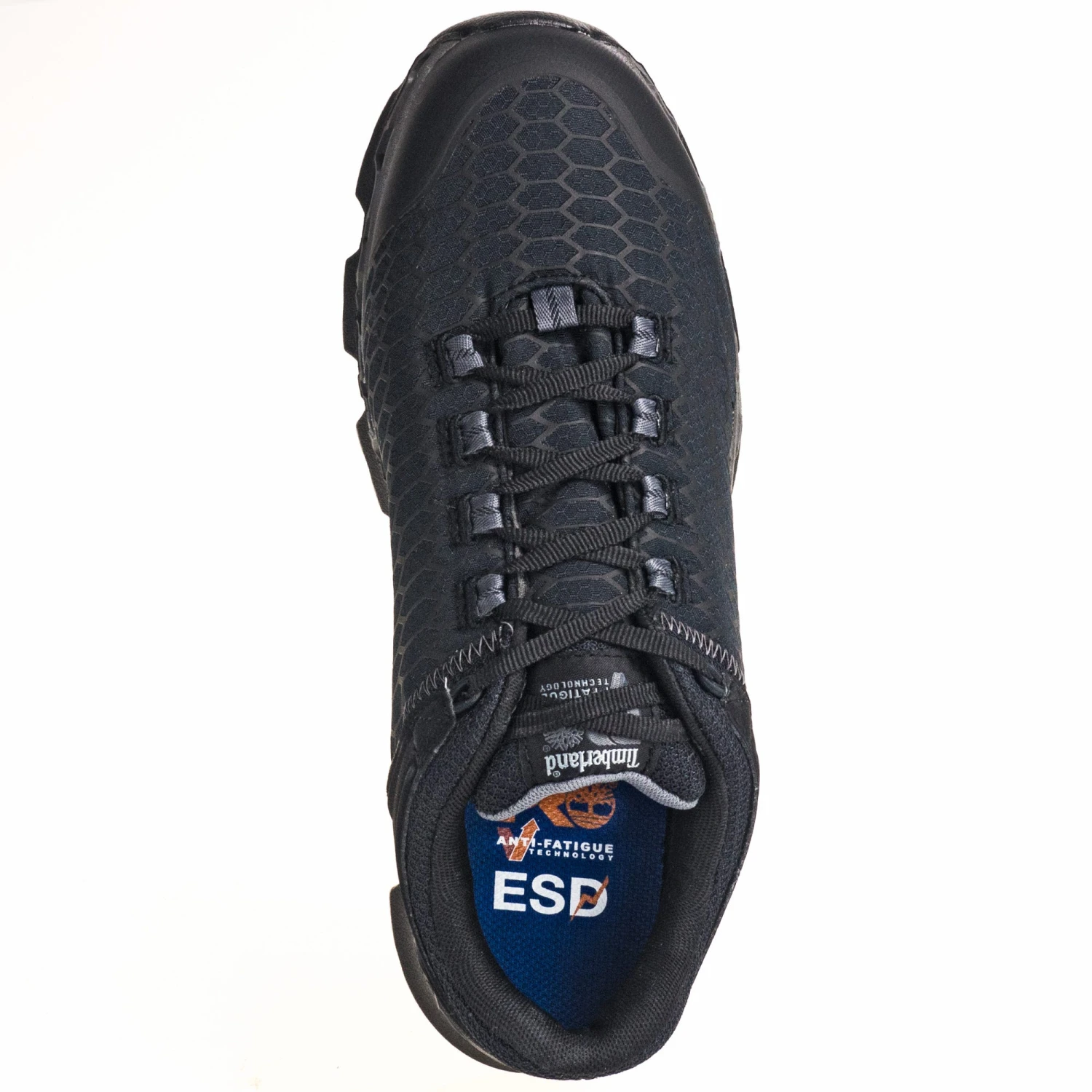 Timberland PRO Shoes: Men's TB0A1B6U 001 Alloy Toe ESD Powertrain Sport Black Athletic Work Shoes 4 Timberland PRO Shoes: Men's TB0A1B6U 001 Alloy Toe ESD Powertrain Sport Black Athletic Work Shoes - Image 2