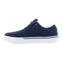 Volcom Shoes: Men's VM30116 Navy Light Blue Composite Toe Slip Resistant True Skate Inspired Work Shoe -Reebok || Puma || Merrell Shop volcom vm30116 volcom true 04