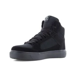 Volcom Shoes: Men's VM30244 Triple Black Composite Toe Evolve EH Slip Resistant Skate Inspired Work High Top -Reebok || Puma || Merrell Shop volcom vm30244 vm30244f evolve 03