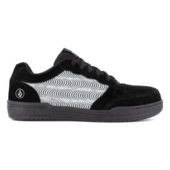 Volcom Shoes: Men's VM30361 Black Tower Grey Composite Toe Hybrid Slip Resistant Skate Inspired Work Shoe -Reebok || Puma || Merrell Shop volcom vm30361 vm30361f hybrid 01