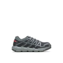 Wolverine Shoes: Men's W211016 Charcoal Composite Toe Rev Vent Ultraspring Durashocks Work Shoe -Reebok || Puma || Merrell Shop wbsm w211016 041320 s21 000edit