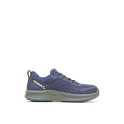 Wolverine Shoes: Men's W231003 Navy Steel Toe Bolt 1.5 Knit Waterproof Athletic Work Shoe -Reebok || Puma || Merrell Shop wbsm w231003 032222 s23 000edit