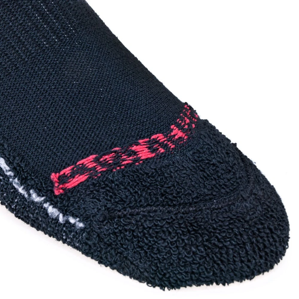 Wolverine Socks: Men's W91970070 001 Black USA-Made Steel Toe Boot 6-Pack Socks 6 Wolverine Socks: Men's W91970070 001 Black USA-Made Steel Toe Boot 6-Pack Socks - Image 4