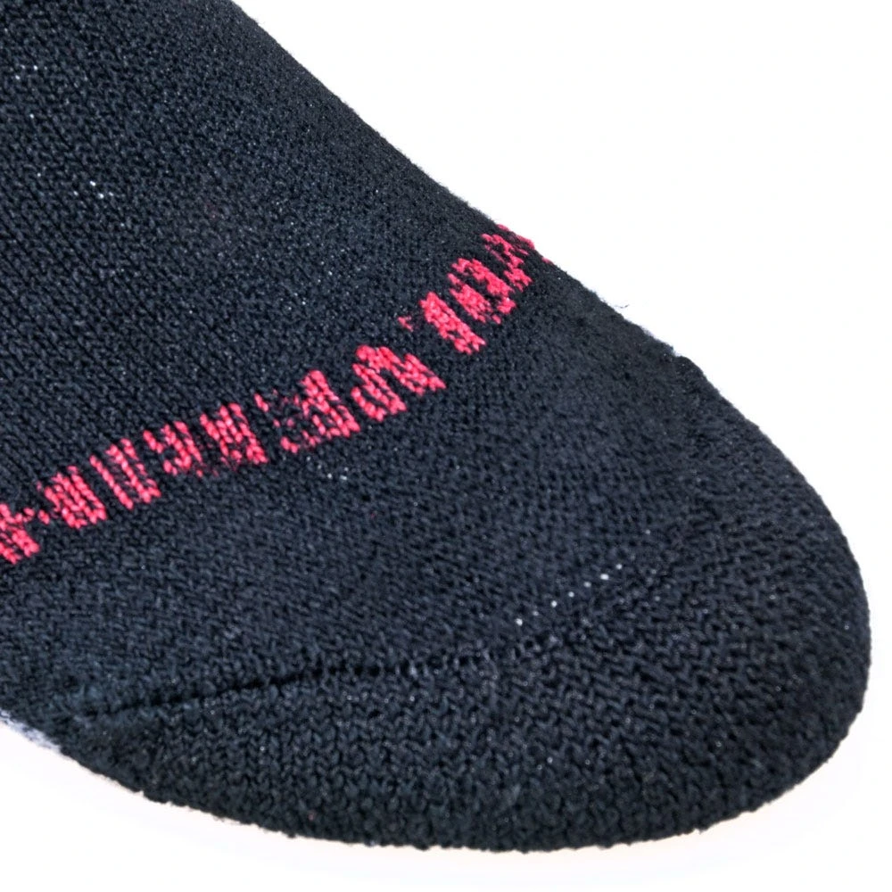 Wolverine Socks: Men's W91970070 001 Black USA-Made Steel Toe Boot 6-Pack Socks 3 Wolverine Socks: Men's W91970070 001 Black USA-Made Steel Toe Boot 6-Pack Socks