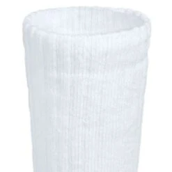 Working Person 8766 WHT White USA Made 2-Pack Steel Toe Crew Socks