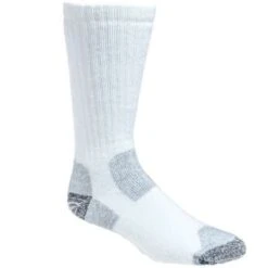 Working Person 8766 WHT White USA Made 2-Pack Steel Toe Crew Socks -Reebok || Puma || Merrell Shop working person 8766 p 01 1