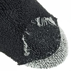 Working Person's Store 8766 BLK 2-Pack USA-Made Black Steel Toe Crew Socks -Reebok || Puma || Merrell Shop wps 8766 bk it 01