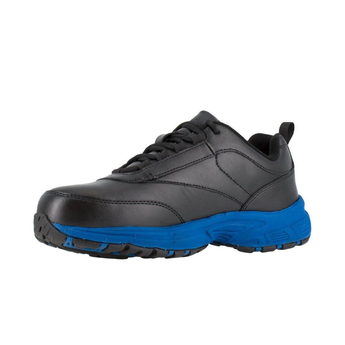 Reebok Shoes: Men's RB4830 Steel Toe Black/Blue EH Athletic Work Shoes 5 Reebok Shoes: Men's RB4830 Steel Toe Black/Blue EH Athletic Work Shoes - Image 4